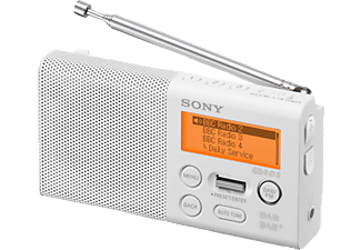 SONY XDR-P1DBPW - Digitalradio (DAB+, FM, Weiss)